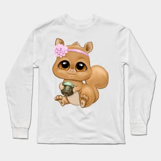 Baby Squirrel Long Sleeve T-Shirt